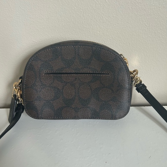 Coach Brown and Black Crossbody Bag - Picture 2 of 7